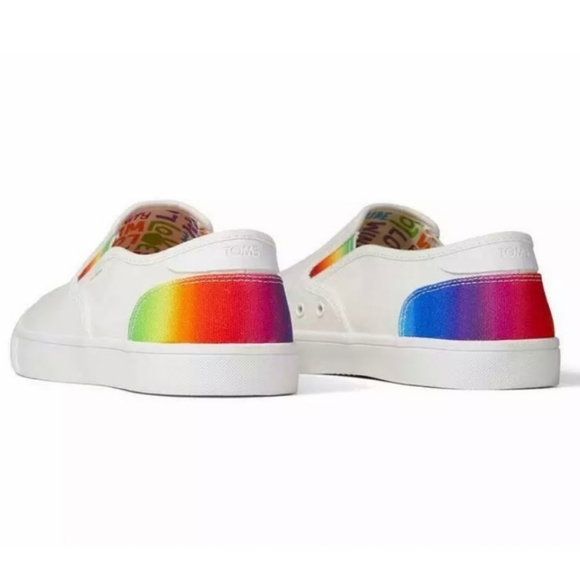 ๐ฃTOM'S๐ฉต๐บ๐ฒ๐ Baja Unity Rainbow Slip-ons footwear - Picture 5 of 9